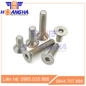 Bu lông inox lục giác chìm đầu bằng DIN 7991