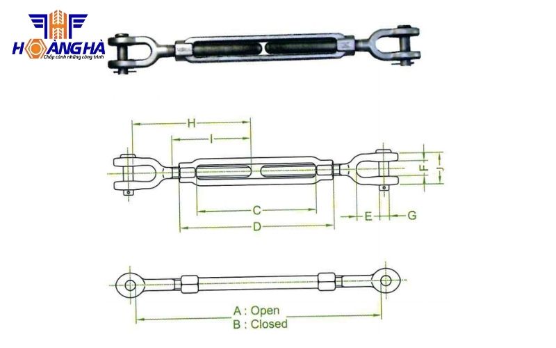 Cấu tạo tăng đơ