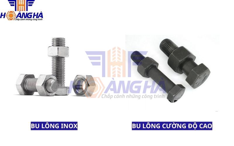 Bu lông Inox và bu lông cường độ cao