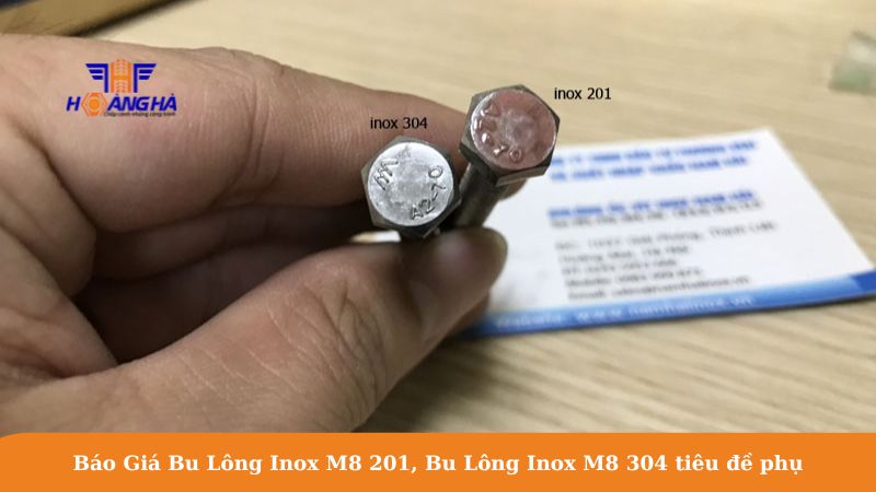Bu lông inox M8 là gì? Báo giá mới nhất