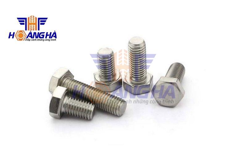 Cấu tạo của bu lông hệ inch vẫn gồm các bộ phận quen thuộc, được thiết kế để đảm bảo khả năng chịu lực và lắp ghép chính xác