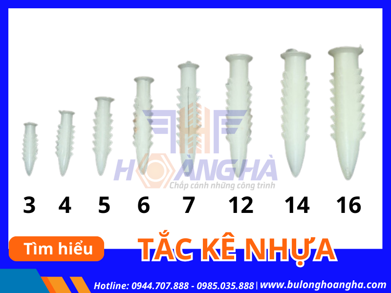 các loại tắc kê nhựa