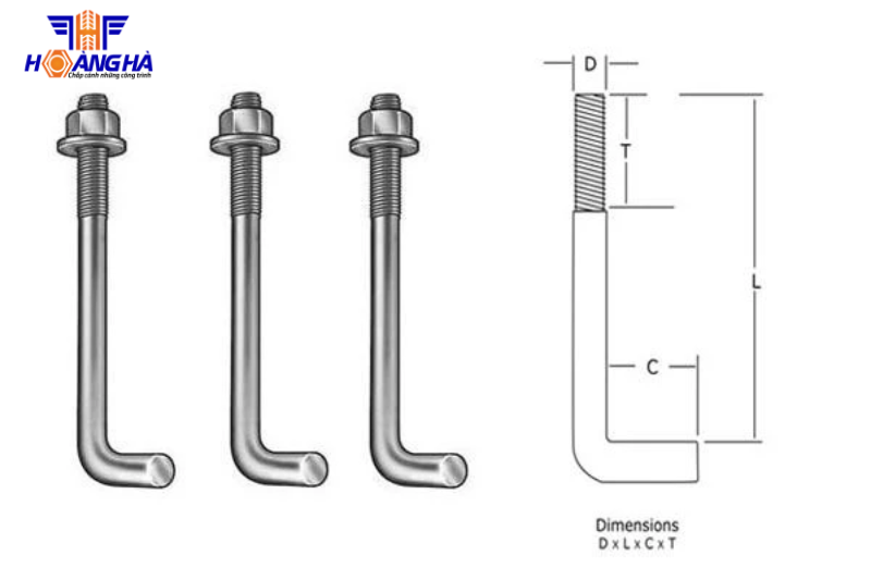 Bảng tra bu lông neo theo khối lượng