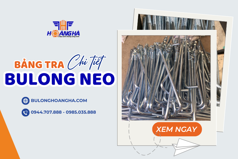 bảng tra bu lông neo