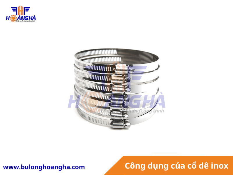 Đai xiết inox 304- Cổ dê inox chính hãng tại Hà Nội