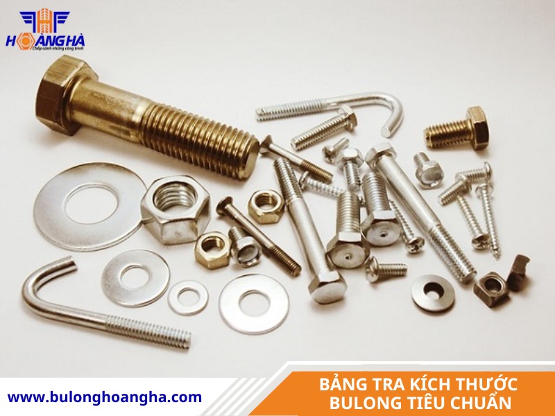 Bảng tra kích thước bu lông theo tiêu chuẩn đầy đủ