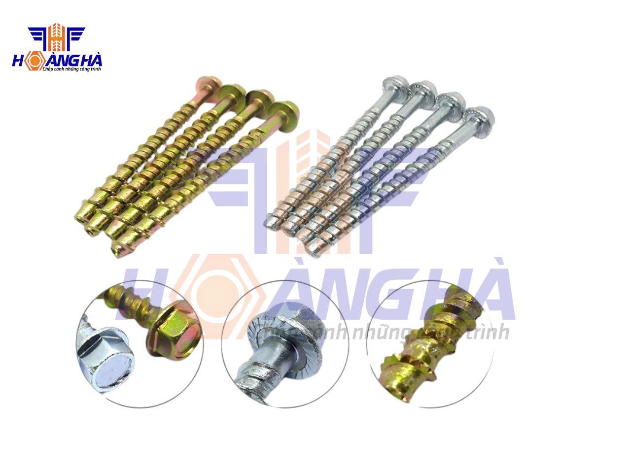 Vít bê tông không cần tắc kê giá rẻ