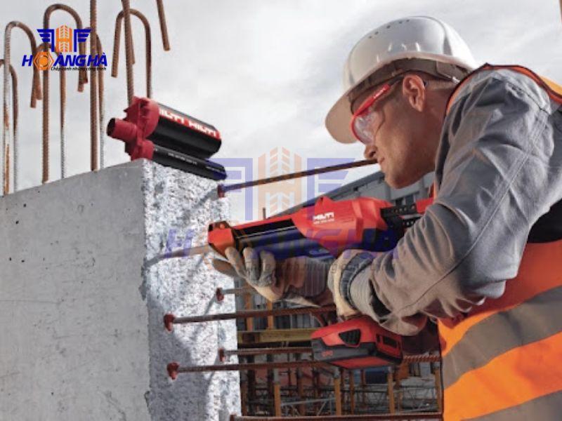 Ứng dụng tiêu chuẩn nghiệm thu khoan cấy thép 