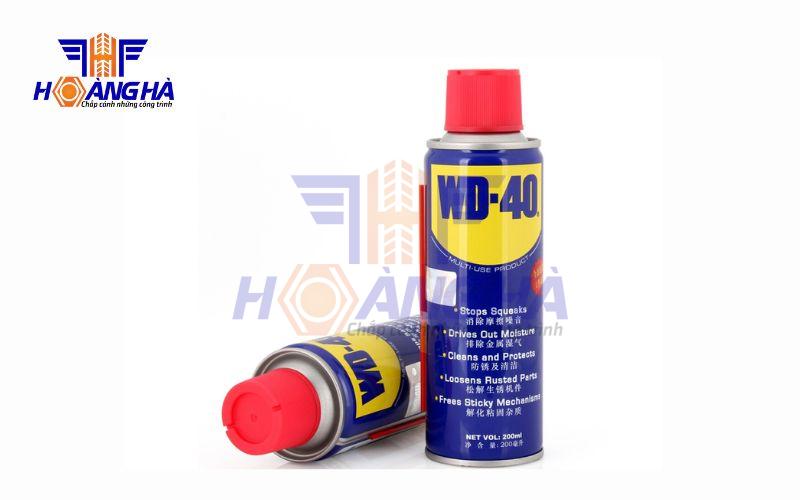Sử dụng dầu chống rỉ WD-40