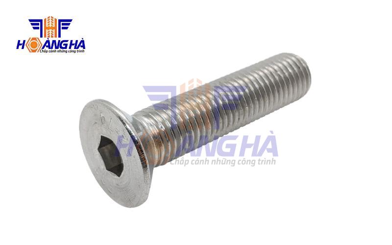Bulong lục giác chìm đầu côn inox 304