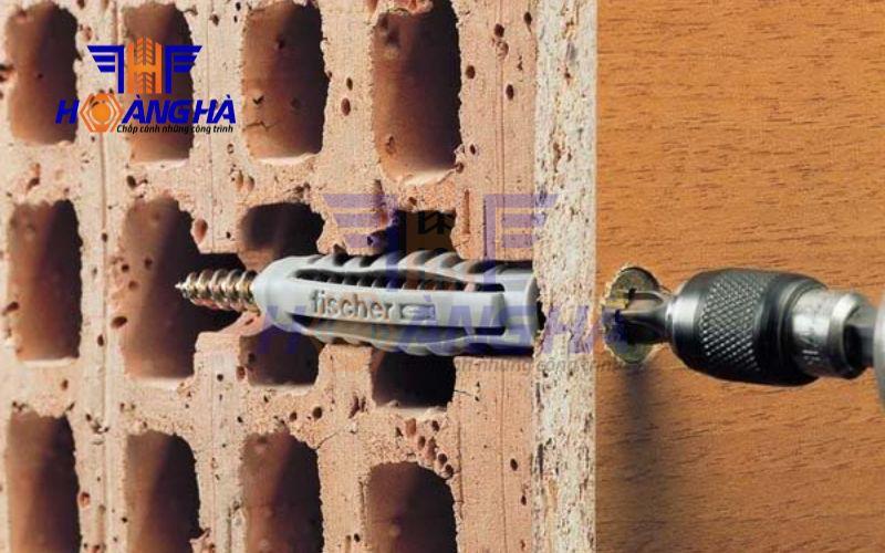 Tắc kê đóng tường giúp tạo điểm neo vững chắc cố định trên tường