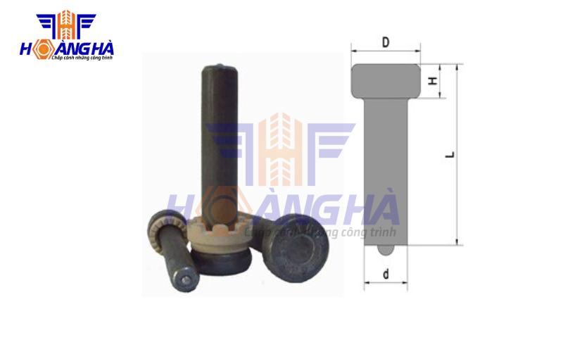 Cấu tạo của đinh chống sắt sàn Desk