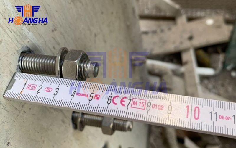 Bu lông nở rút giúp cố định công trình tốt