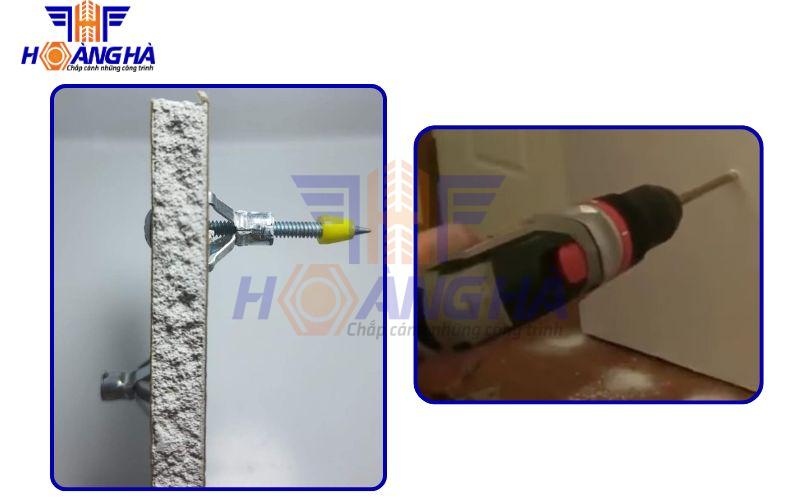 Bắt vít nở thạch cao đúng kỹ thuật