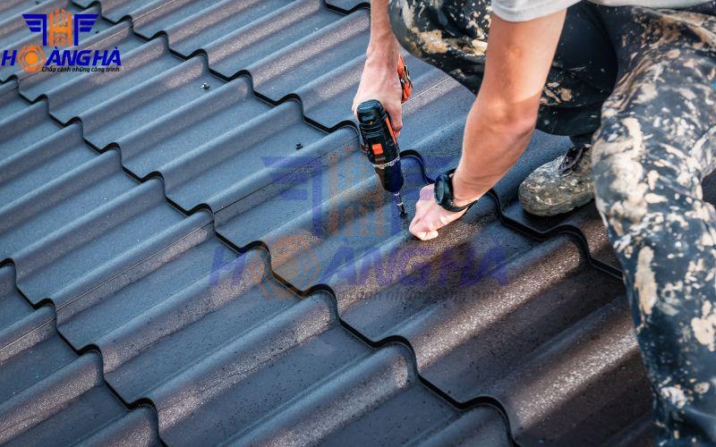 Vít bắn ngói thi công nhanh chóng, dễ dàng