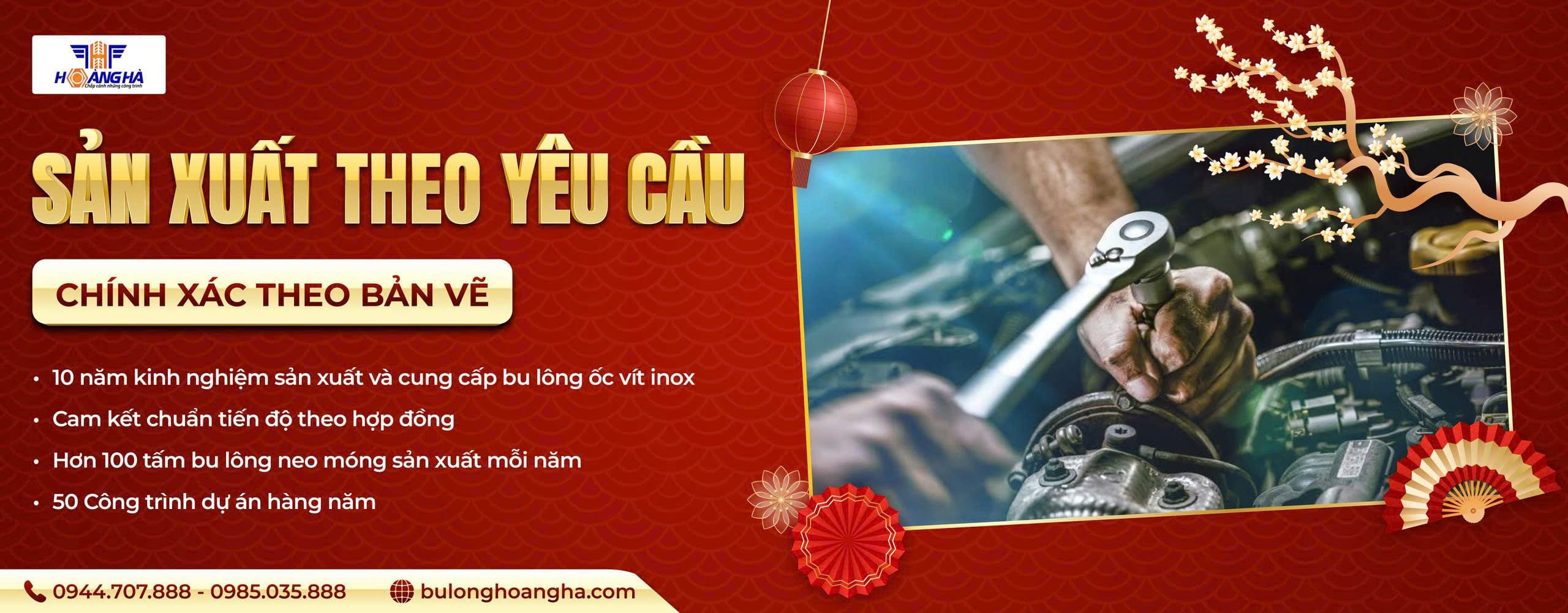 Banner web bu lông - sản xuất theo yêu cầu