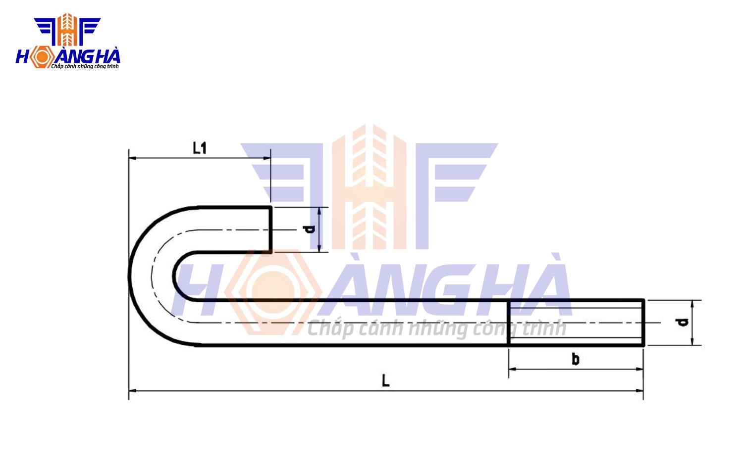 Kích thước của bulong neo M20
