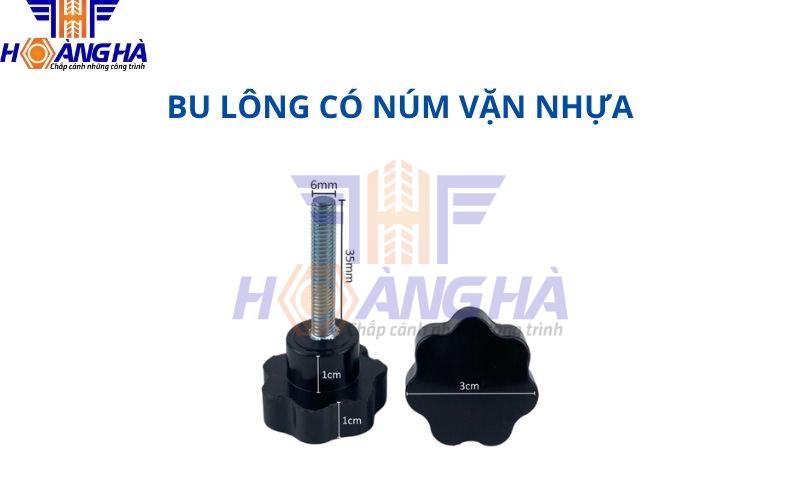 Bu lông có núm vặn nhựa