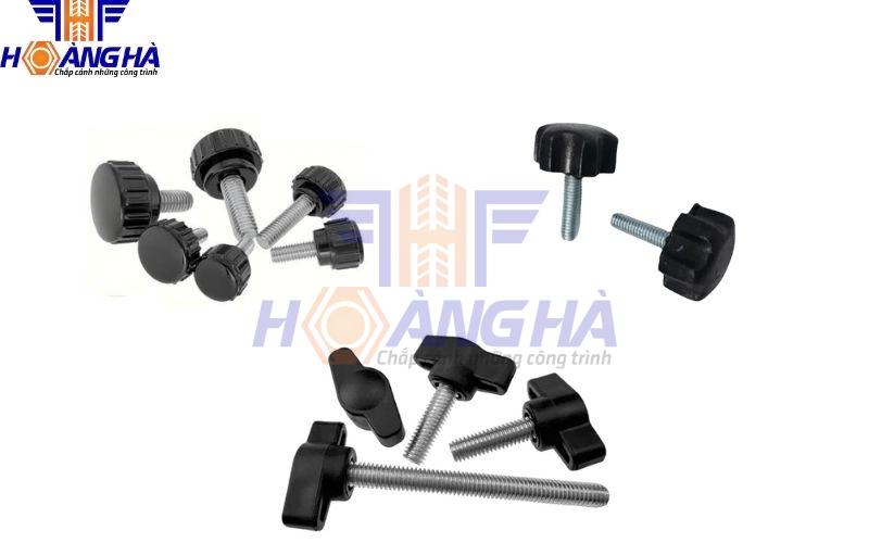 Các loại bu lông có núm vặn nhựa phổ biến