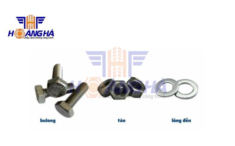 Cấu tạo của bu lông con tán