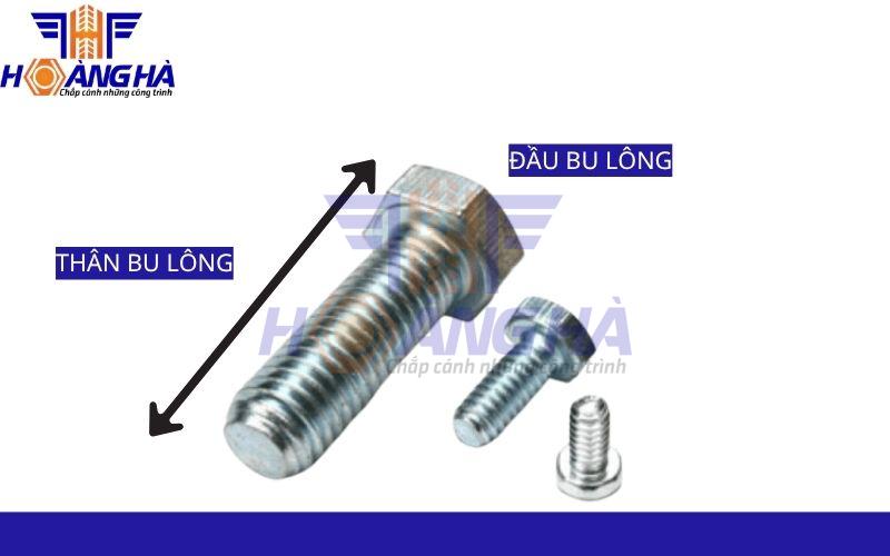 Cấu tạo của bu lông M10