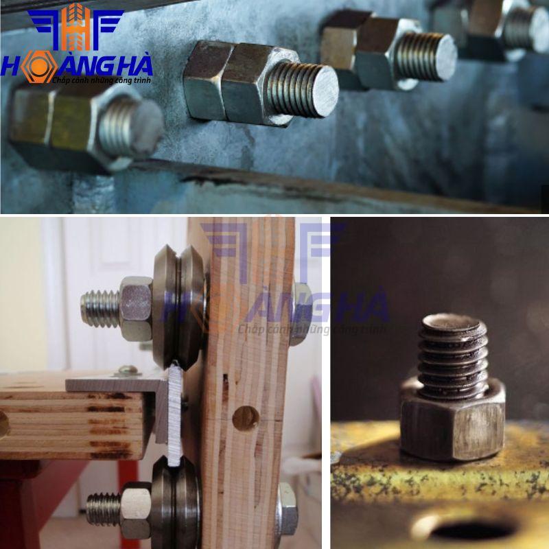 Hình ảnh bulong M8 trên công trình thực tế