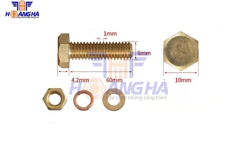 Bulong đồng thau M6