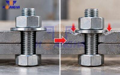 Bề mặt tiếp xúc bị lún hoặc biến dạng